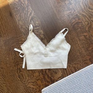 Summer white tank top